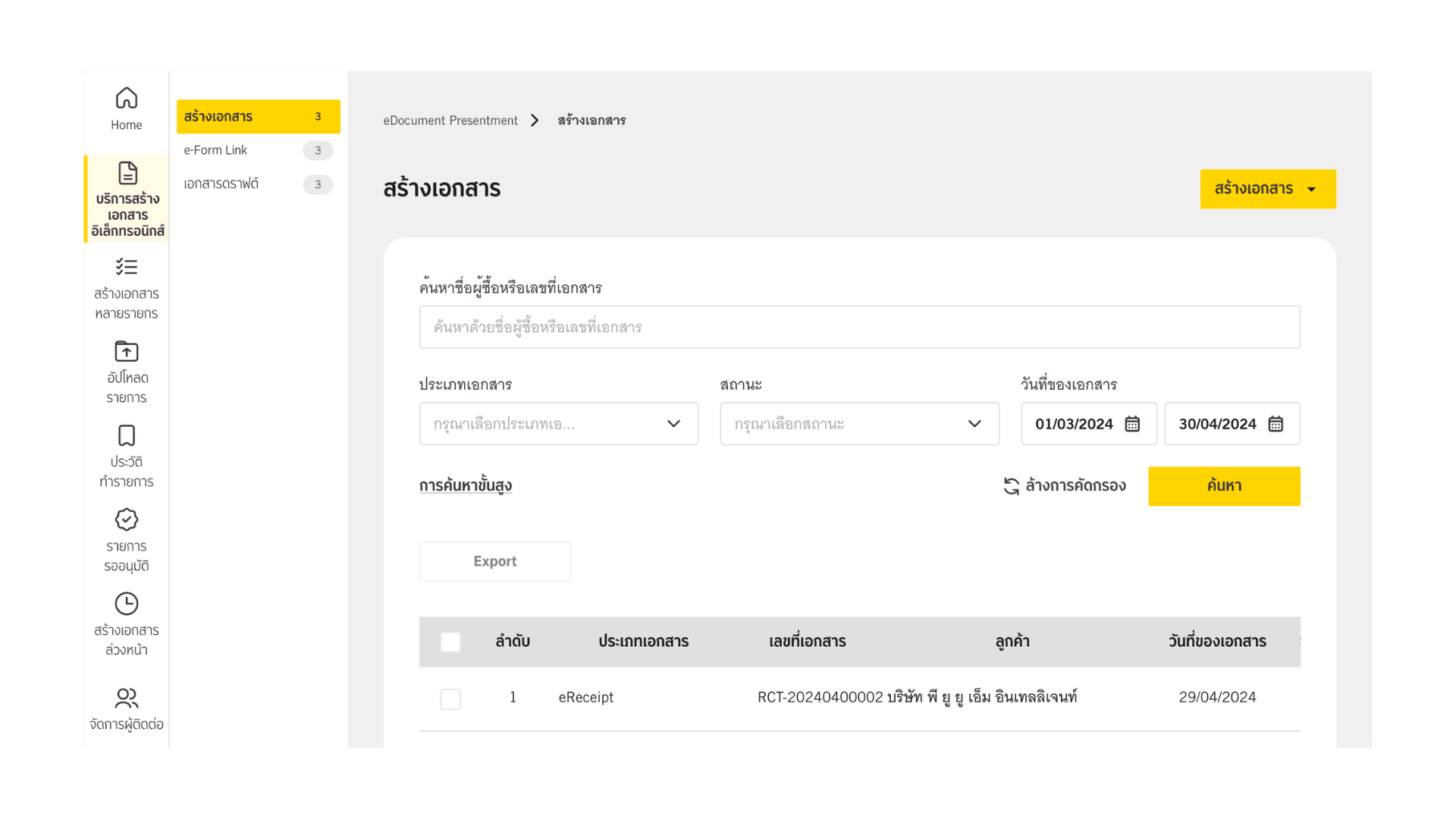 eDocument Presentment